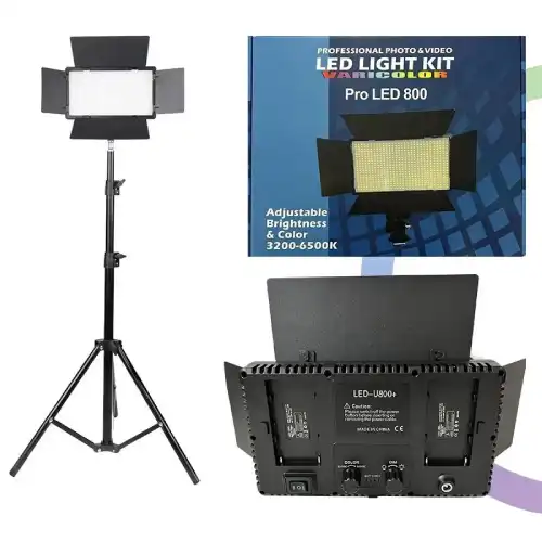 Lumière d'éclairage pro Projecteur U600 / U800 Flat Panel LED Video Light