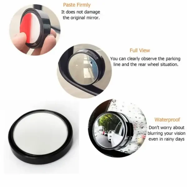 Miroirs d’angle mort ronds 3R – Visibilité maximale pour une conduite plus sûre