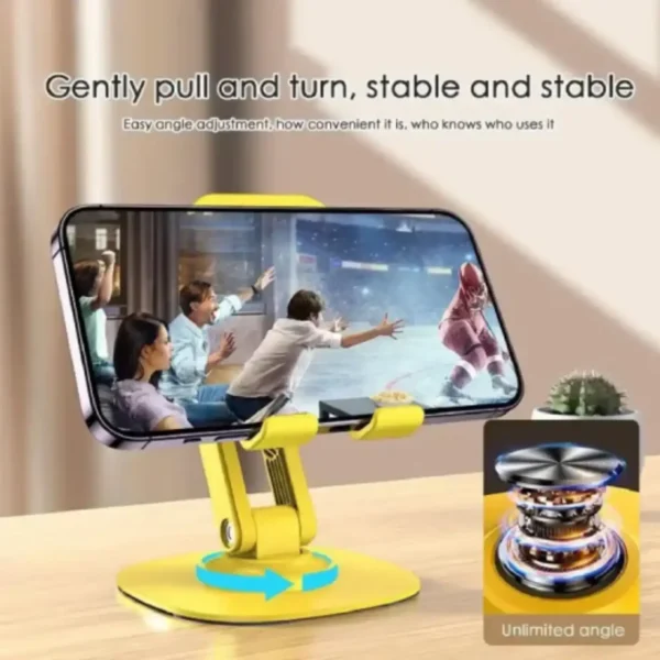 Pose téléphone pour bureau Support téléphone pour bureau/table ajustable et rotatif