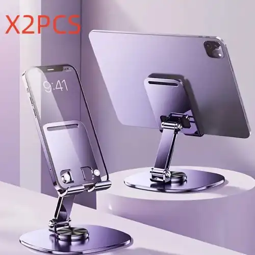 Support téléphone pour table/bureau en métal ajustable