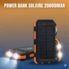 Power Bank Solaire 20 000 mAh